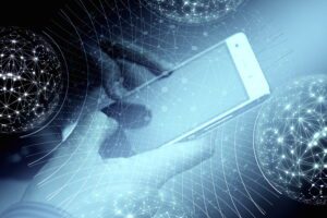 Mobile phone and hand