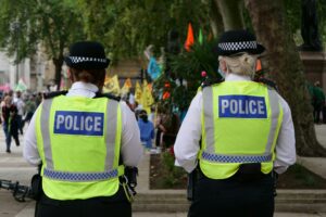 Two female police officers